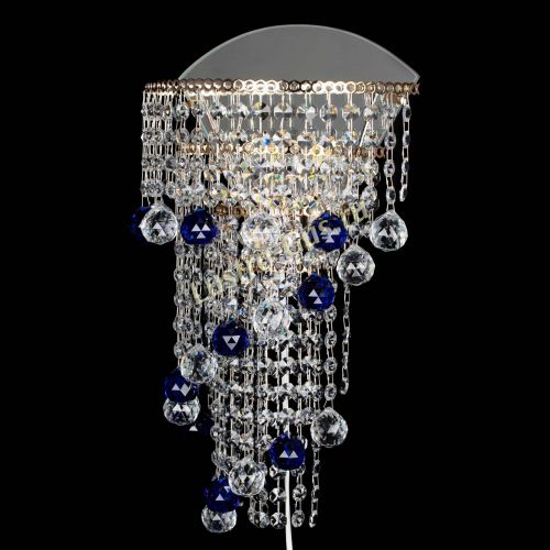 Бра Пирамида №3 синяя в Самаре Гусь Хрустальный