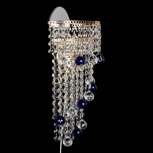 Бра Пирамида №3 синяя в Самаре Гусь Хрустальный