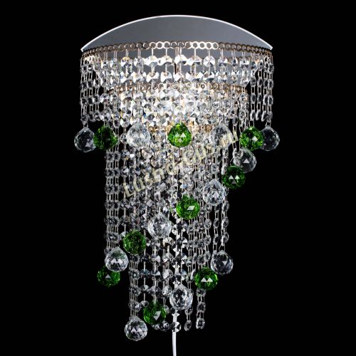 Бра Пирамида №3 зеленая в Самаре Гусь Хрустальный