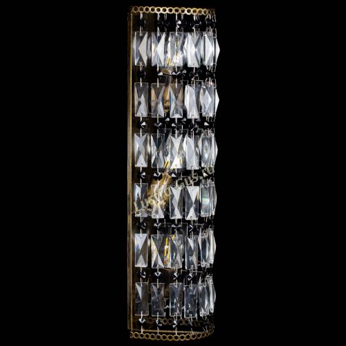 Бра Прямоугольник пластинка под бронзу Черная в Самаре Гусь Хрустальный