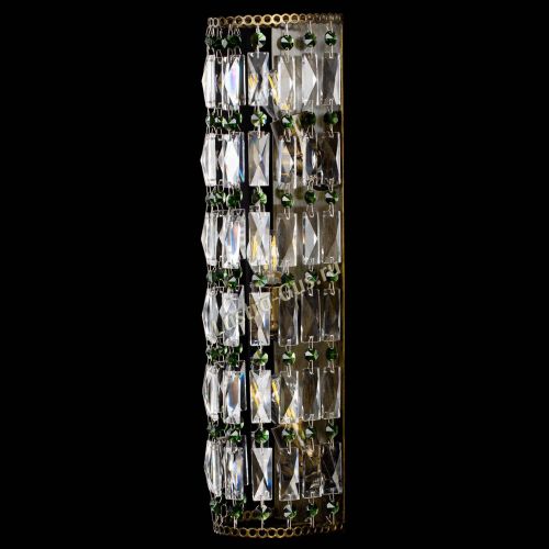 Бра Прямоугольник пластинка под бронзу Зеленая в Самаре Гусь Хрустальный