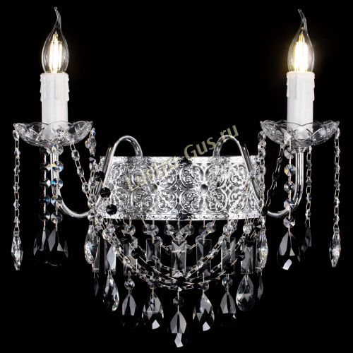 Бра Свеча Восток №2 черная в Самаре Гусь Хрустальный