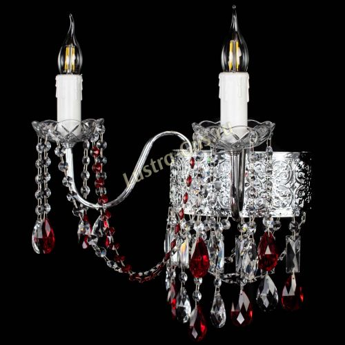 Бра Свеча Восток №2 красная в Самаре Гусь Хрустальный