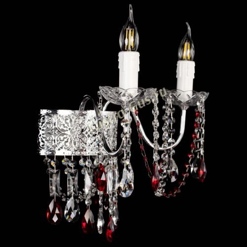 Бра Свеча Восток №2 красная в Самаре Гусь Хрустальный