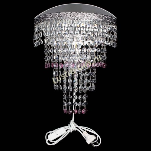 Бра Токката оптикон розовая в Самаре Гусь Хрустальный