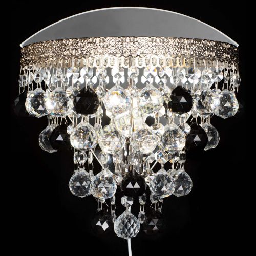 Бра Токката пирамида шар 30 черная в Самаре Гусь Хрустальный