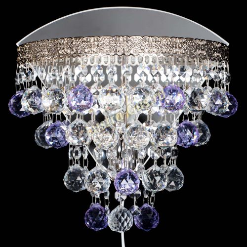 Бра Токката пирамида шар 30 фиолетовая в Самаре Гусь Хрустальный