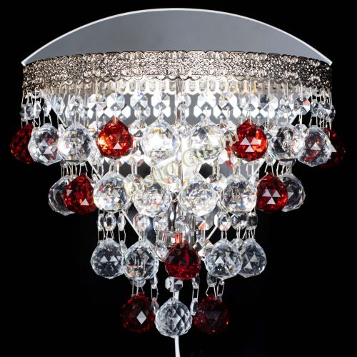 Бра Токката пирамида шар 30 красная в Самаре Гусь Хрустальный