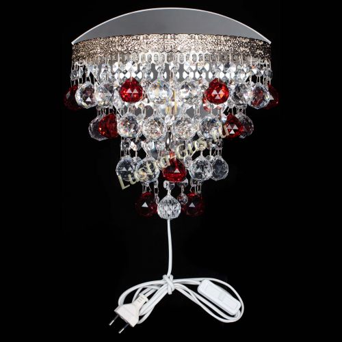 Бра Токката пирамида шар 30 красная в Самаре Гусь Хрустальный