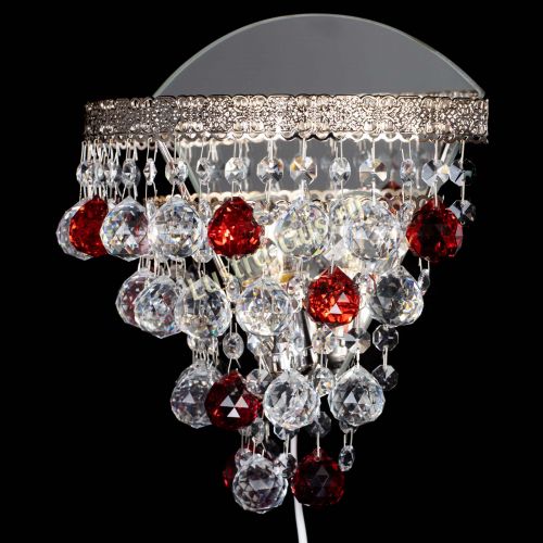 Бра Токката пирамида шар 30 красная в Самаре Гусь Хрустальный