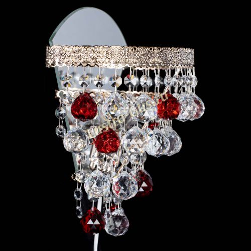 Бра Токката пирамида шар 30 красная в Самаре Гусь Хрустальный