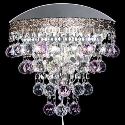 Бра Токката пирамида шар 30 розовая в Самаре Гусь Хрустальный