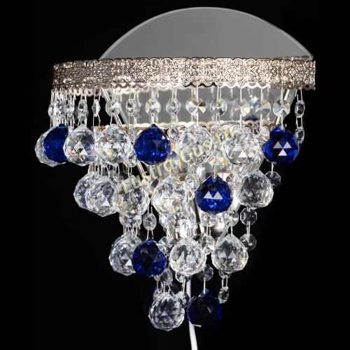 Бра Токката пирамида шар 30 синяя в Самаре Гусь Хрустальный