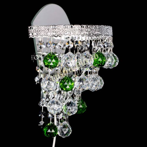 Бра Токката пирамида шар 30 зеленая в Самаре Гусь Хрустальный
