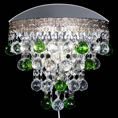 Бра Токката пирамида шар 30 зеленая в Самаре Гусь Хрустальный