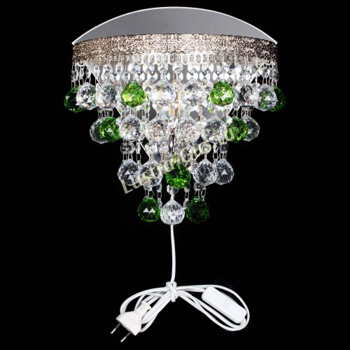 Бра Токката пирамида шар 30 зеленая в Самаре Гусь Хрустальный