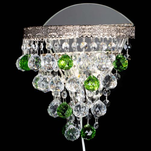 Бра Токката пирамида шар 30 зеленая в Самаре Гусь Хрустальный