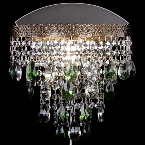 Бра Токката пирамида журавлик под бронзу зеленая в Самаре Гусь Хрустальный