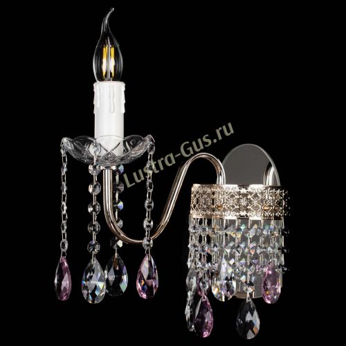 Бра Венеция №1 мини розовая в Самаре Гусь Хрустальный