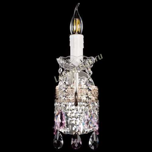 Бра Венеция №1 мини розовая в Самаре Гусь Хрустальный