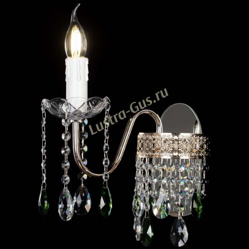 Бра Венеция №1 мини зеленая в Самаре Гусь Хрустальный