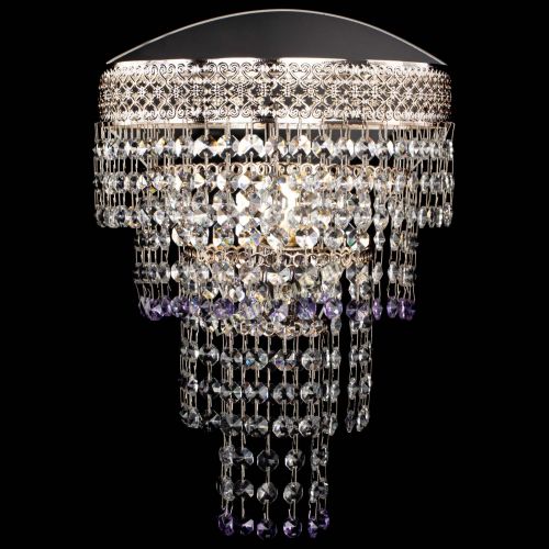 Бра Венеция Капель оптикон фиолетовая в Самаре Гусь Хрустальный