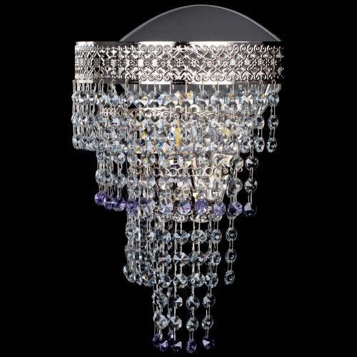 Бра Венеция Капель оптикон фиолетовая в Самаре Гусь Хрустальный