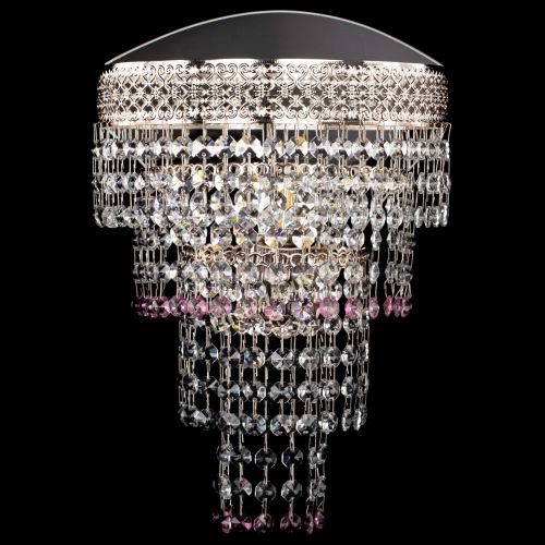 Бра Венеция Капель оптикон розовая в Самаре Гусь Хрустальный