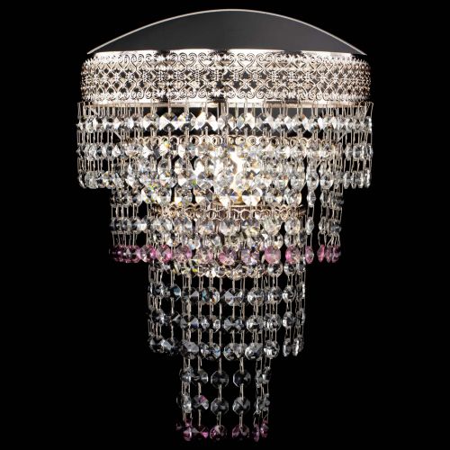 Бра Венеция Капель оптикон розовая в Самаре Гусь Хрустальный