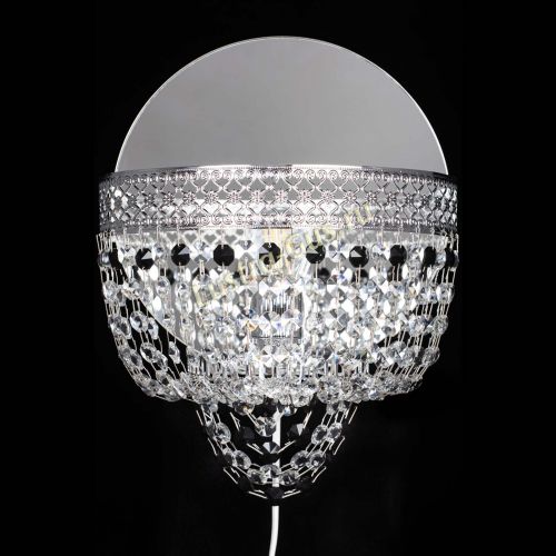 Бра Венеция оптикон черная в Самаре Гусь Хрустальный