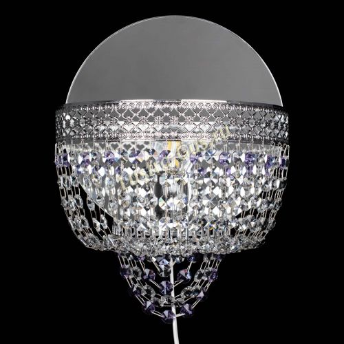 Бра Венеция оптикон фиолетовая в Самаре Гусь Хрустальный