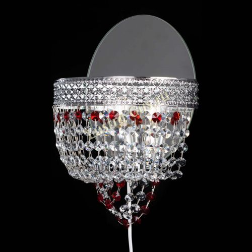 Бра Венеция оптикон красная в Самаре Гусь Хрустальный