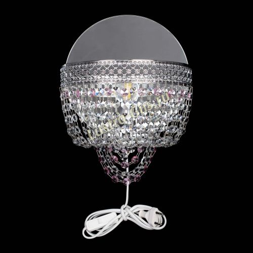 Бра Венеция оптикон розовая в Самаре Гусь Хрустальный