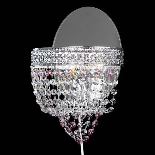 Бра Венеция оптикон розовая в Самаре Гусь Хрустальный