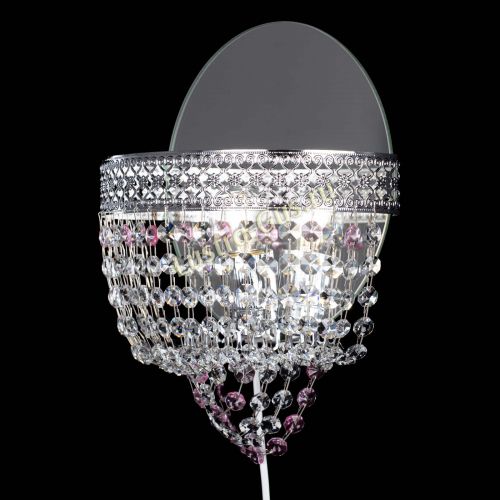 Бра Венеция оптикон розовая в Самаре Гусь Хрустальный