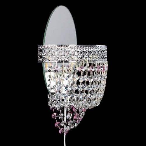 Бра Венеция оптикон розовая в Самаре Гусь Хрустальный