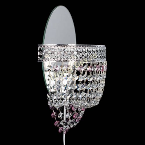 Бра Венеция оптикон розовая в Самаре Гусь Хрустальный