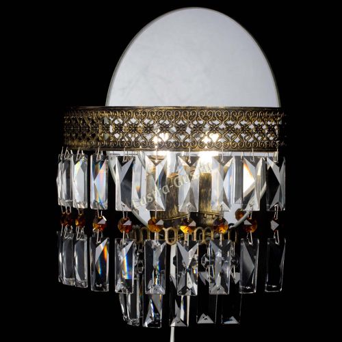 Бра Венеция Пластинка под бронзу Чайная в Самаре Гусь Хрустальный