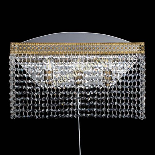 Бра Венеция Прямоугольник оптикон под бронзу в Самаре Гусь Хрустальный