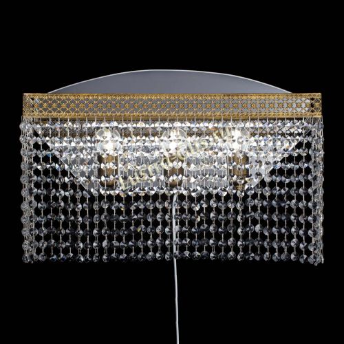 Бра Венеция Прямоугольник оптикон под бронзу в Самаре Гусь Хрустальный