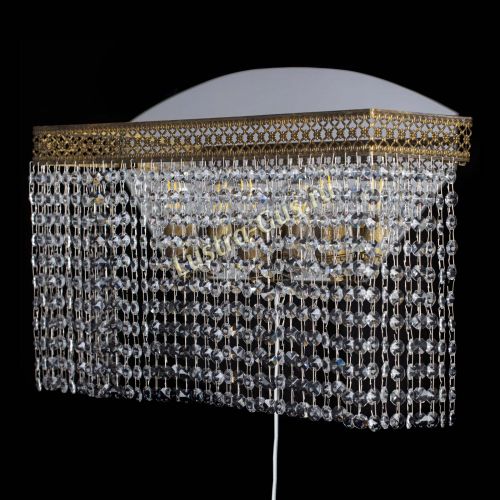 Бра Венеция Прямоугольник оптикон под бронзу в Самаре Гусь Хрустальный