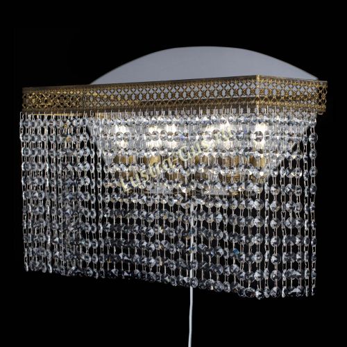 Бра Венеция Прямоугольник оптикон под бронзу в Самаре Гусь Хрустальный