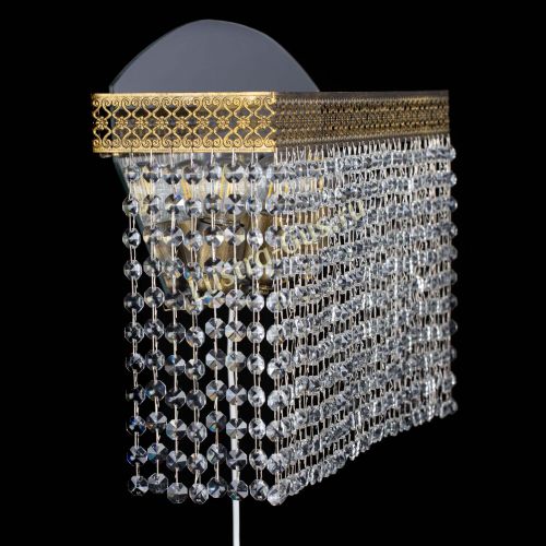 Бра Венеция Прямоугольник оптикон под бронзу в Самаре Гусь Хрустальный