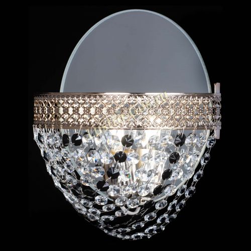 Бра Венеция Сетка черная в Самаре Гусь Хрустальный