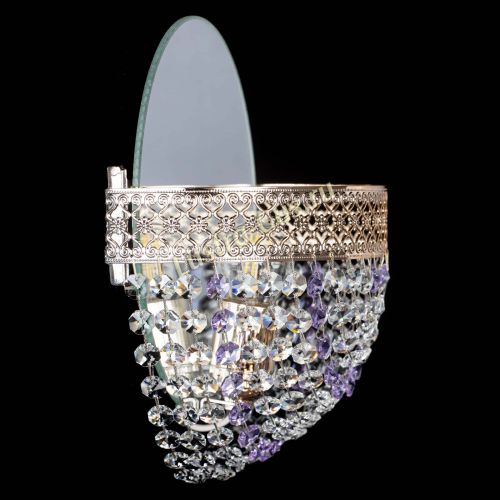 Бра Венеция Сетка фиолетовая в Самаре Гусь Хрустальный