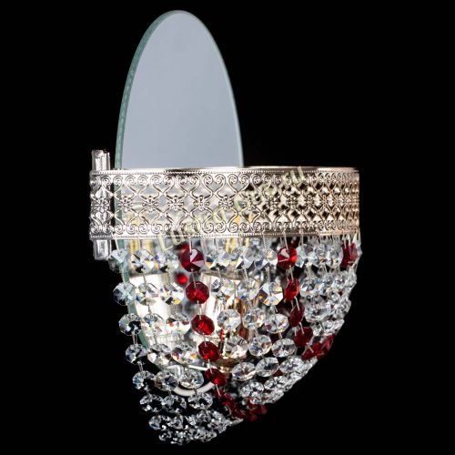 Бра Венеция Сетка красная в Самаре Гусь Хрустальный