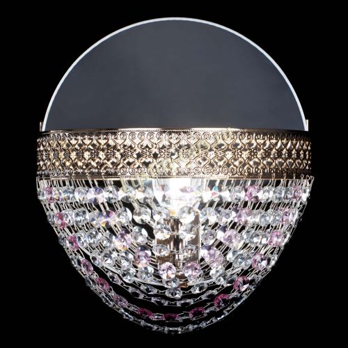 Бра Венеция Сетка розовая в Самаре Гусь Хрустальный