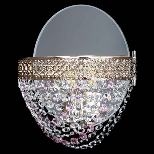 Бра Венеция Сетка розовая в Самаре Гусь Хрустальный