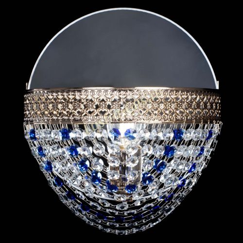 Бра Венеция Сетка синяя в Самаре Гусь Хрустальный