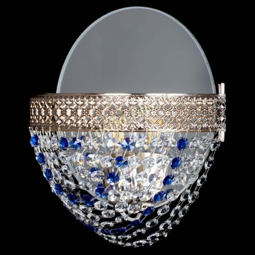 Бра Венеция Сетка синяя в Самаре Гусь Хрустальный